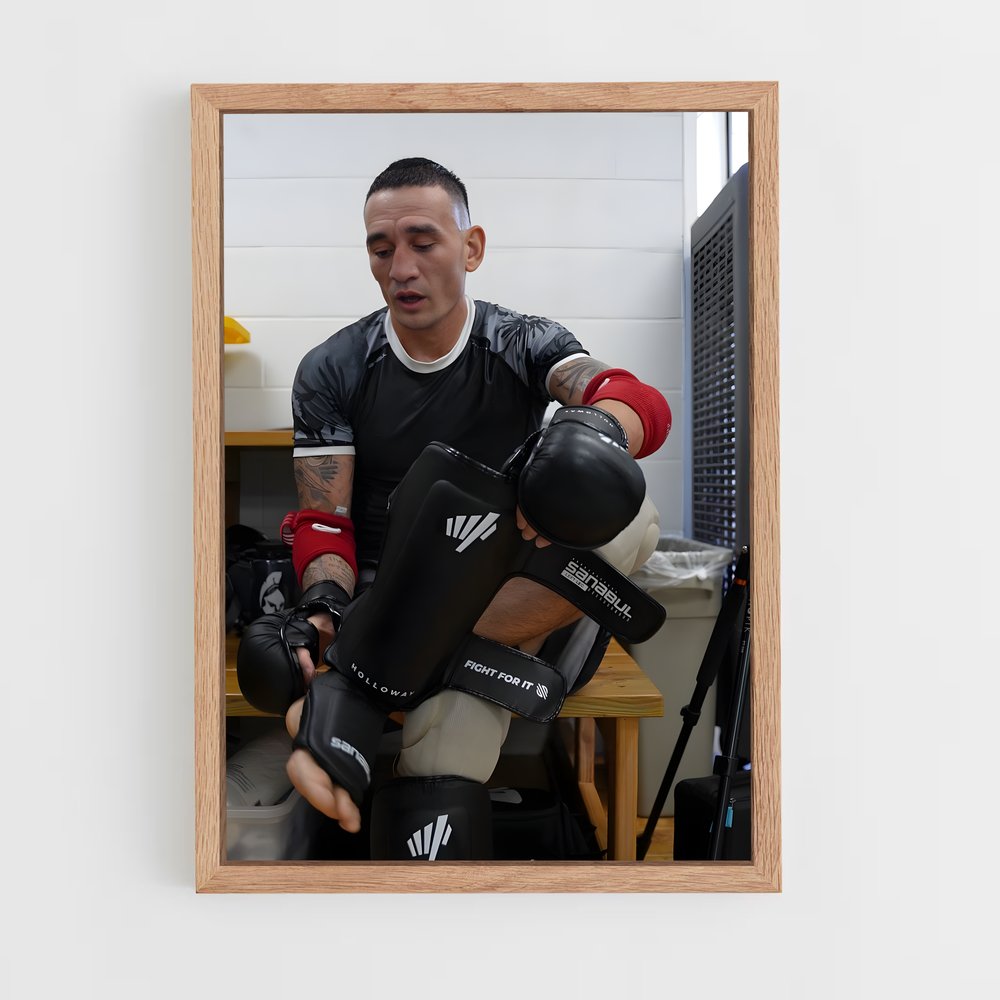 Poster Gant de Réflexion – affiche Muay Thai (vue 4)